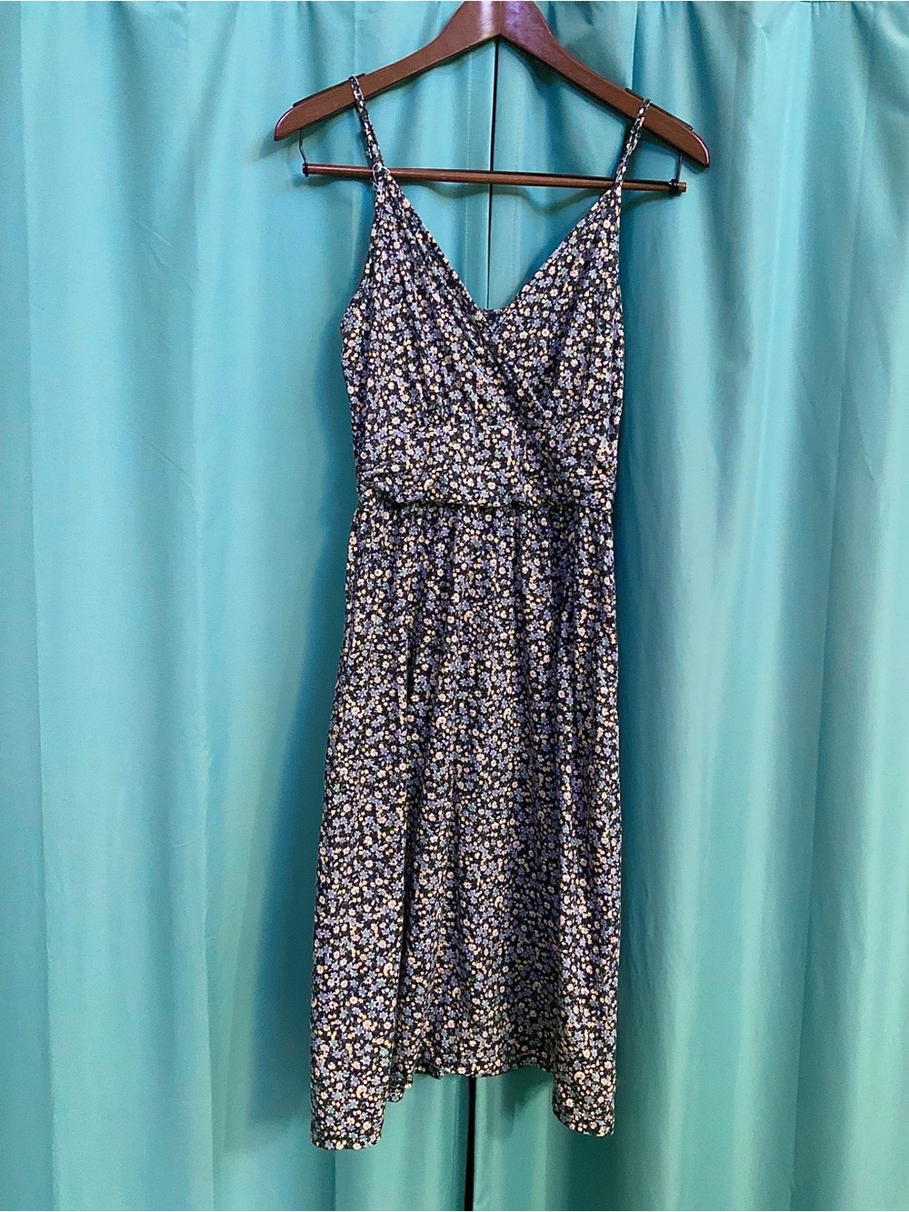 Floral Sleeveless Wrap Sundress